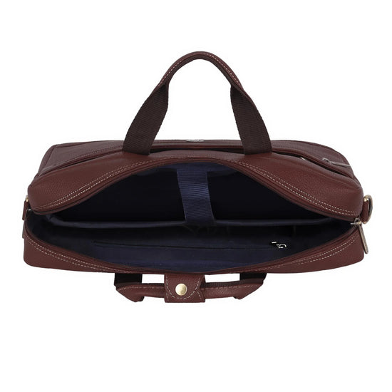 BEXLEY Leather Laptop Messenger Bag for Men - WILDHORN