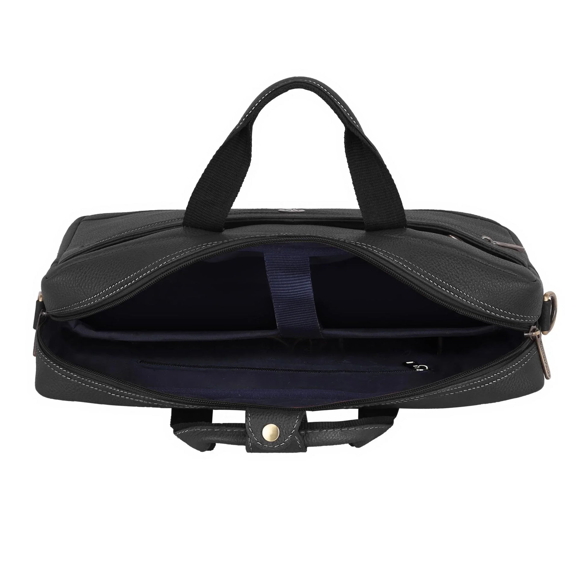 BEXLEY Leather Laptop Messenger Bag for Men - WILDHORN