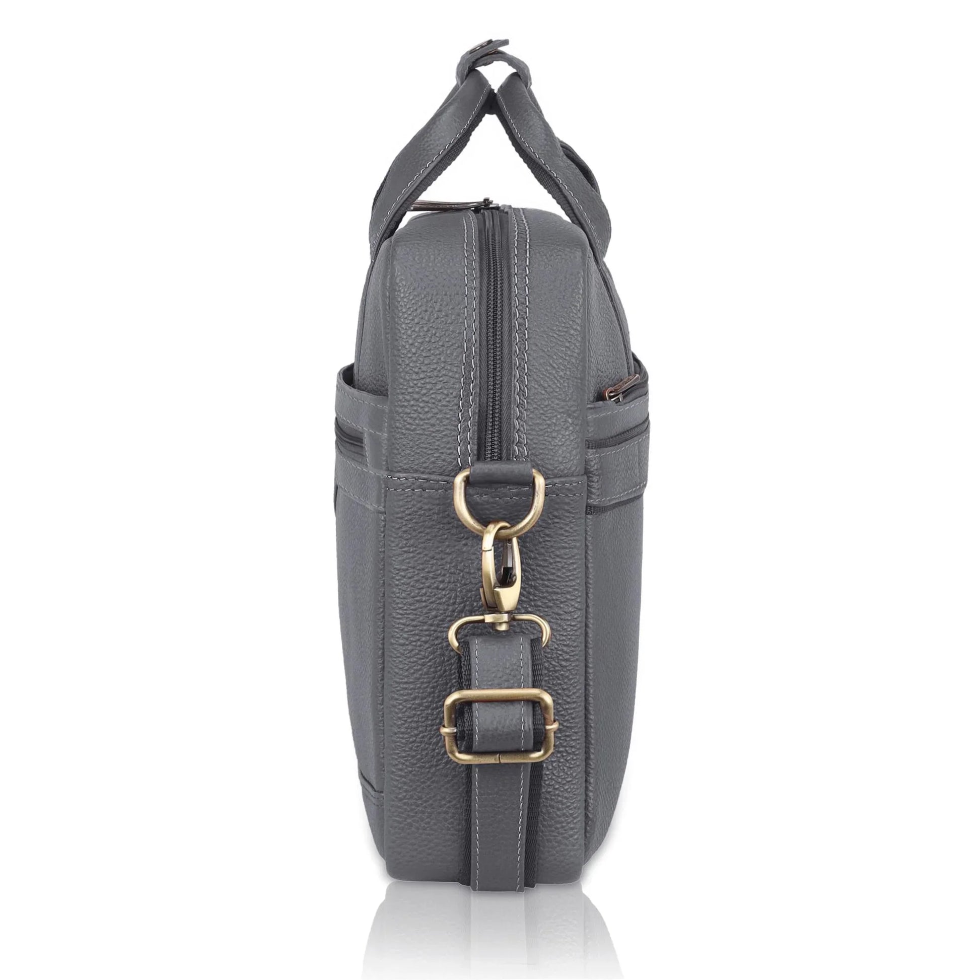 BEXLEY Leather Laptop Messenger Bag for Men - WILDHORN