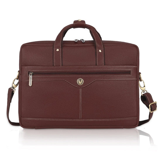 BEXLEY Leather Laptop Messenger Bag for Men - WILDHORN