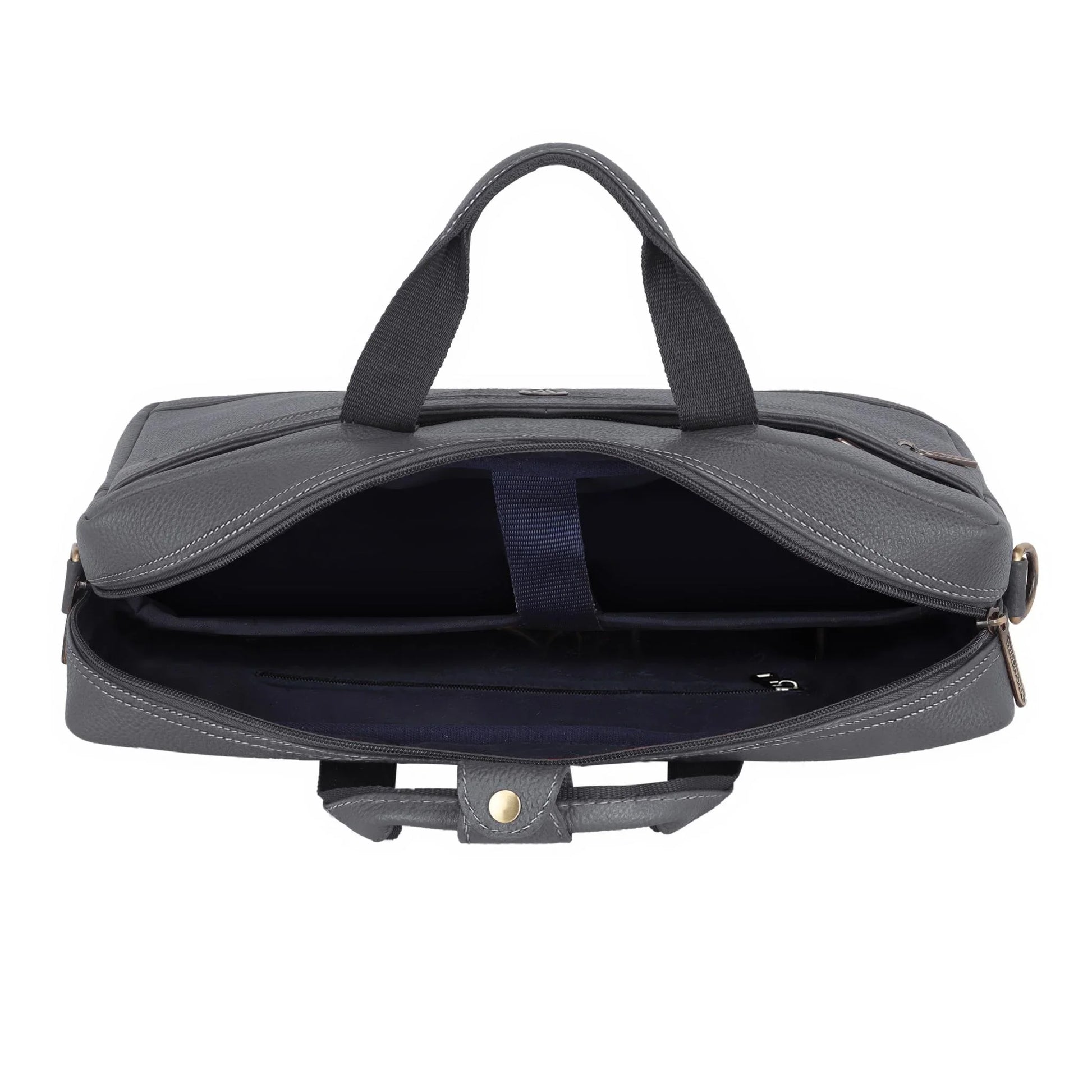 BEXLEY Leather Laptop Messenger Bag for Men - WILDHORN