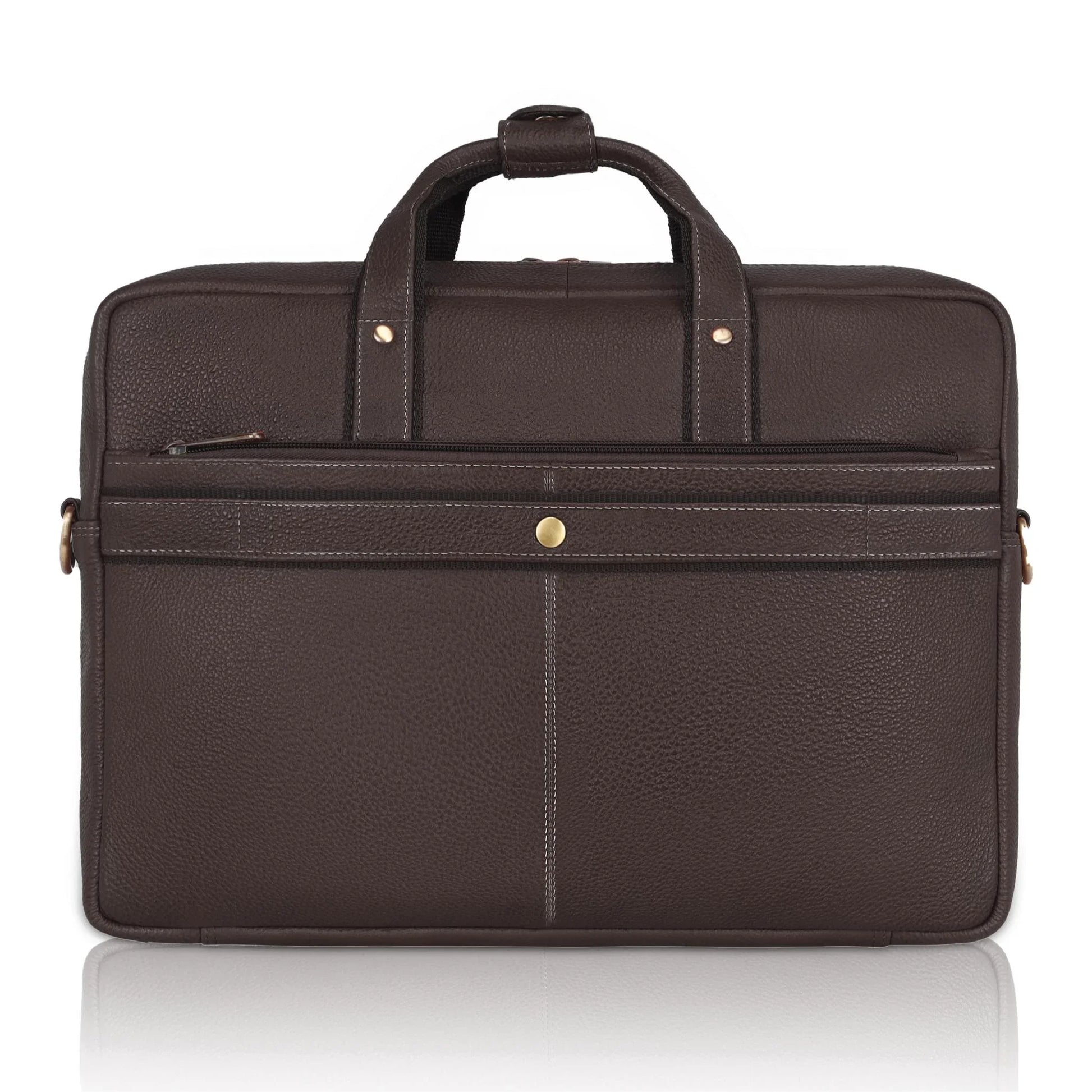 BEXLEY Leather Laptop Messenger Bag for Men - WILDHORN