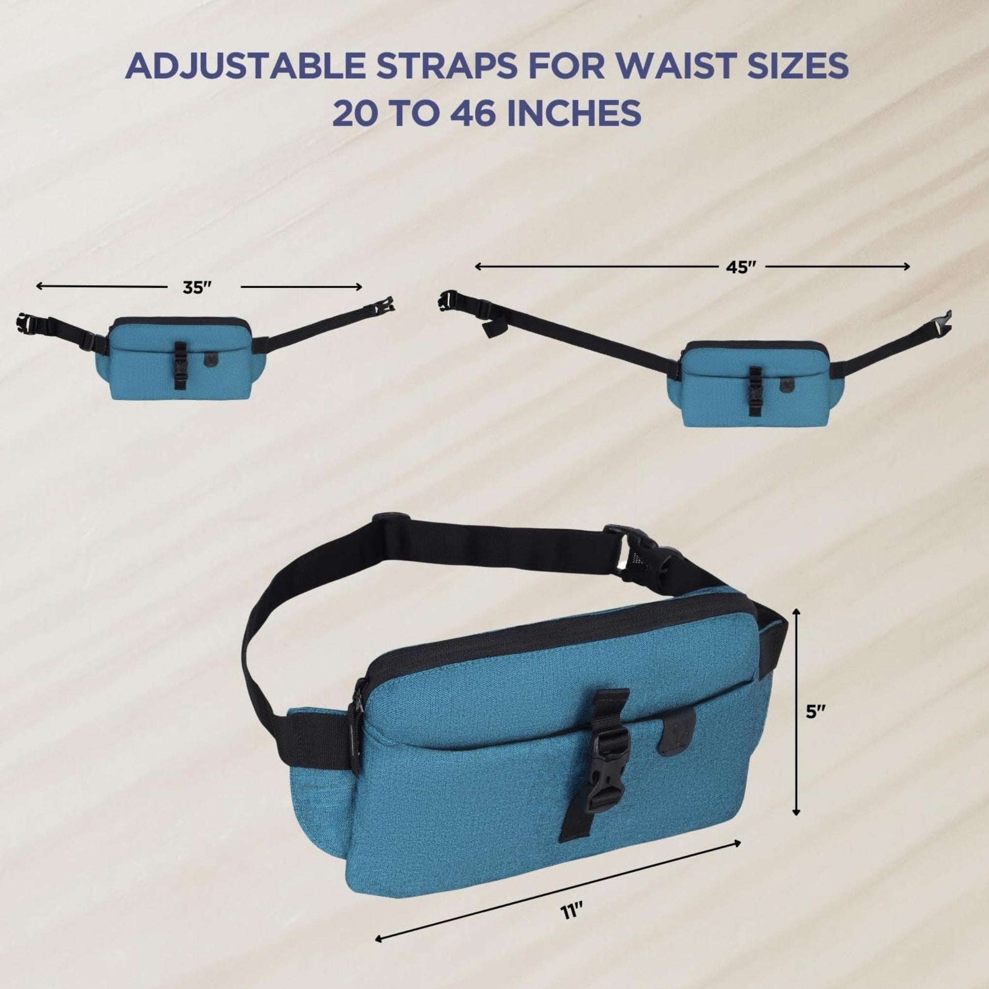 BOLIVAR Waist Bag for Men Women - WILDHORN