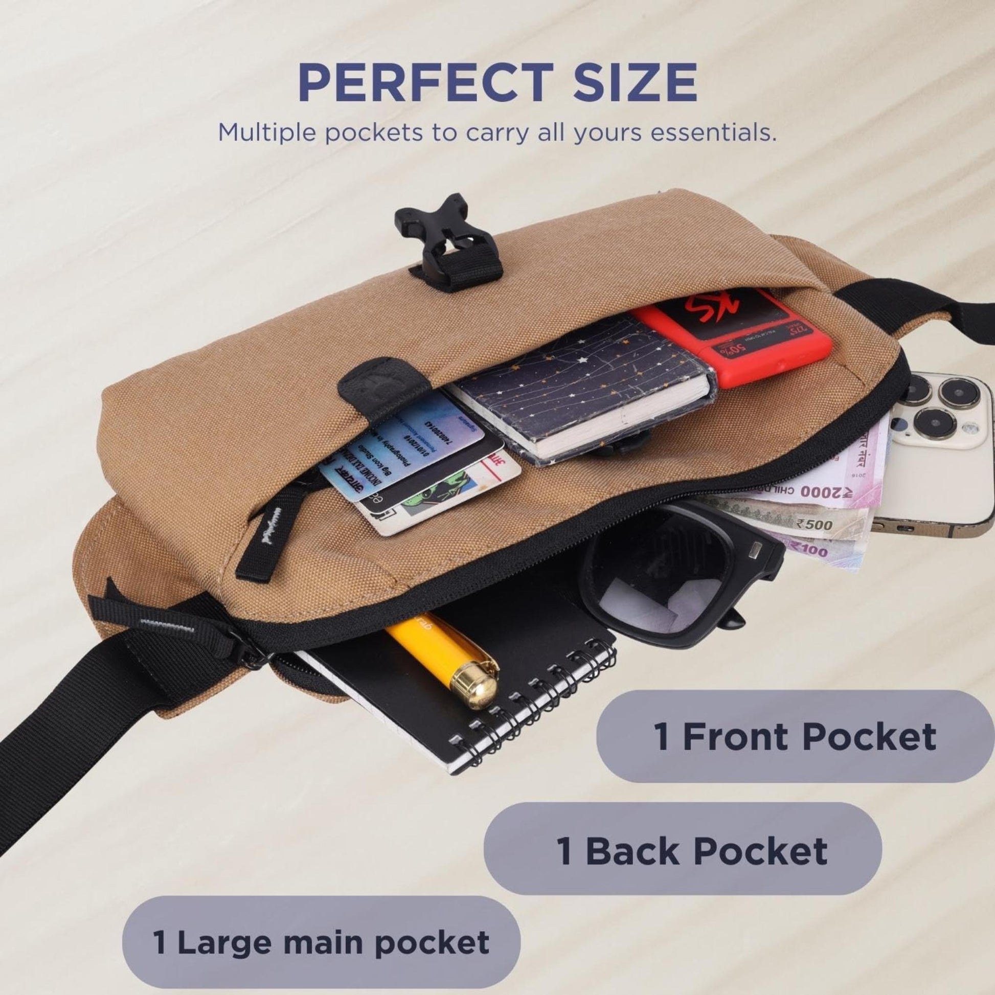 BOLIVAR Waist Bag for Men Women - WILDHORN