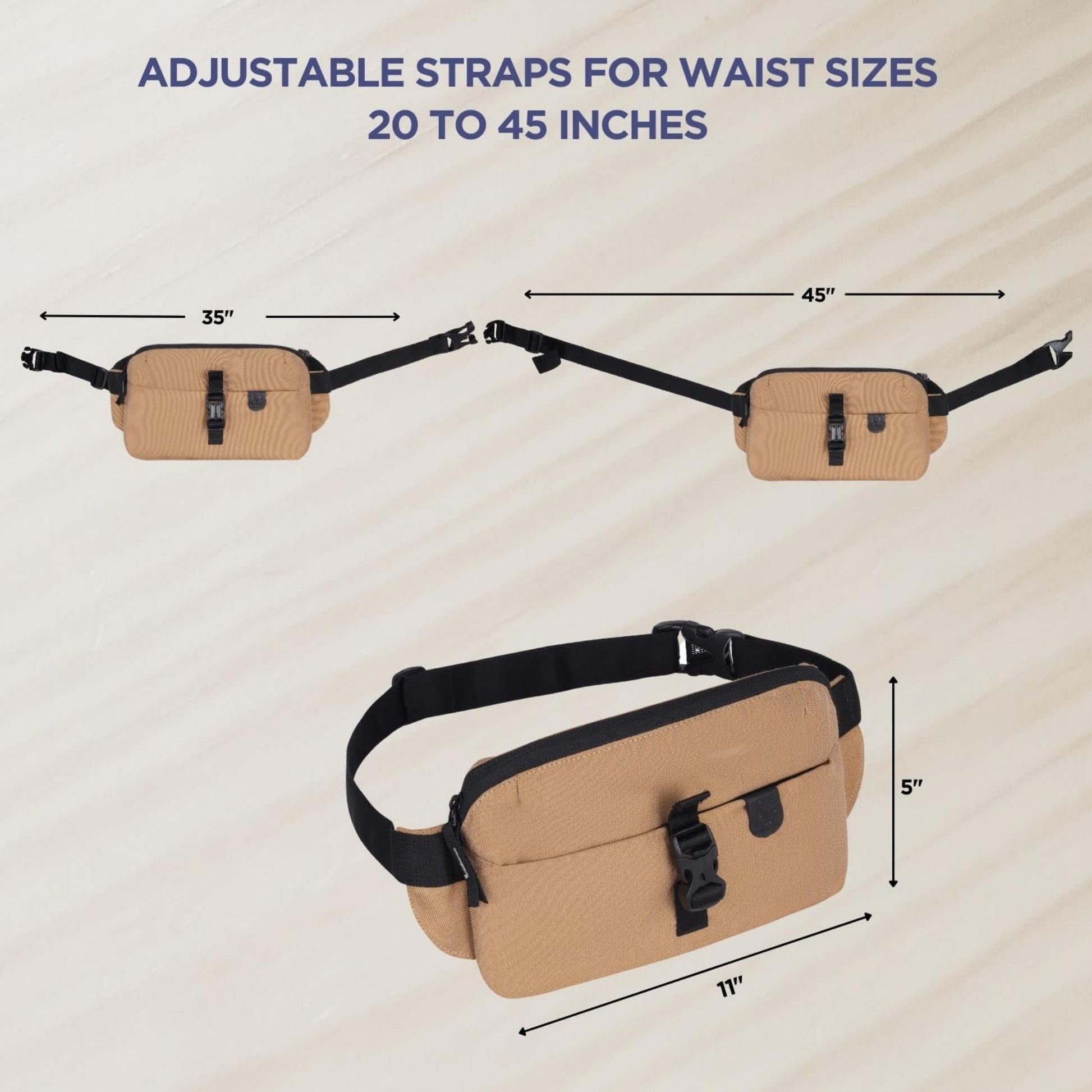 BOLIVAR Waist Bag for Men Women - WILDHORN