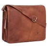 BOLTON Leather Messenger Bag for Men - WILDHORN