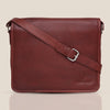 BOLTON Leather Messenger Bag for Men - WILDHORN