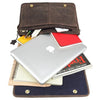 BOLTON Leather Messenger Bag for Men - WILDHORN