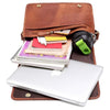 BOLTON Leather Messenger Bag for Men - WILDHORN