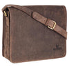 BOLTON Leather Messenger Bag for Men - WILDHORN