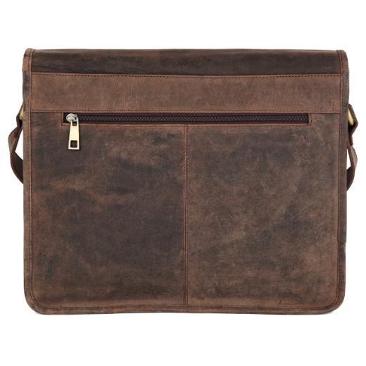 BOLTON Leather Messenger Bag for Men - WILDHORN