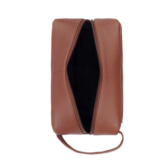 BONAVISTA Leather Toiletry Bag For Men & Women - WILDHORN