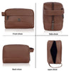 BONAVISTA Leather Toiletry Bag For Men & Women - WILDHORN