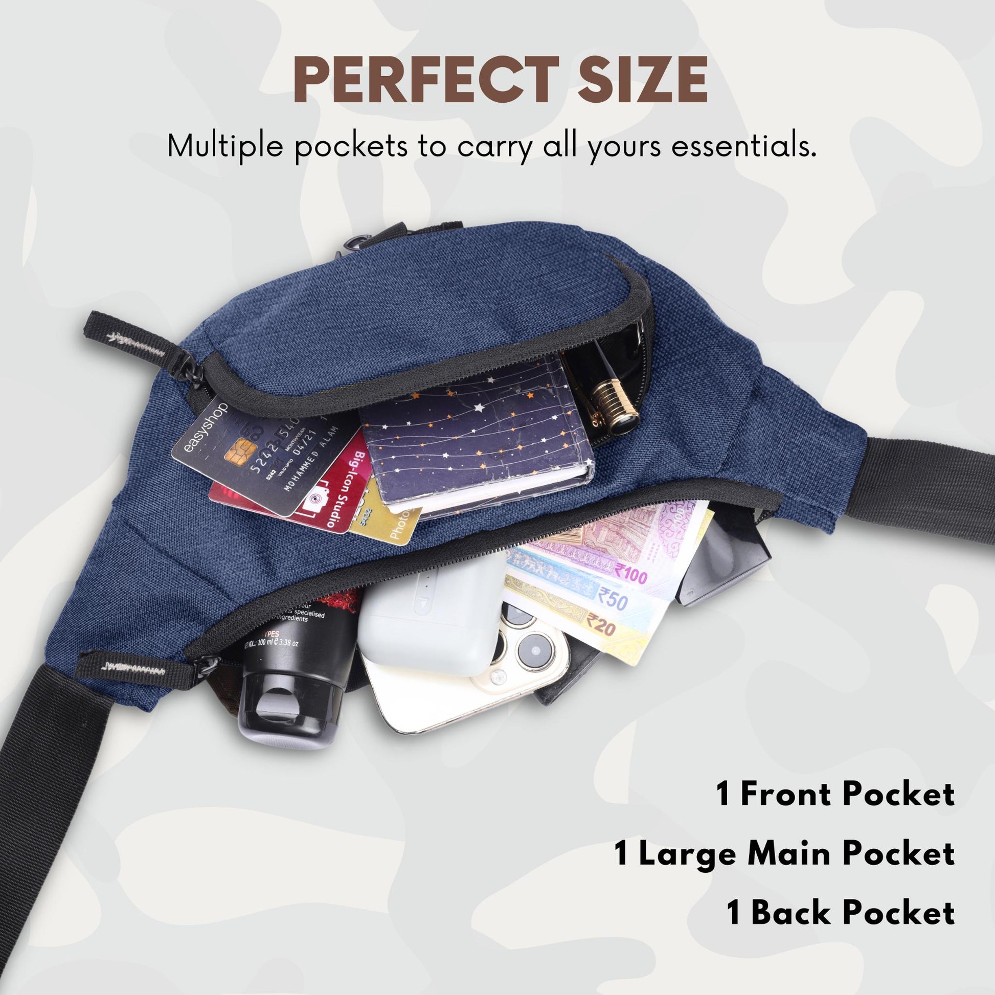 BRAMPTON Waist Bag for Men Women - WILDHORN