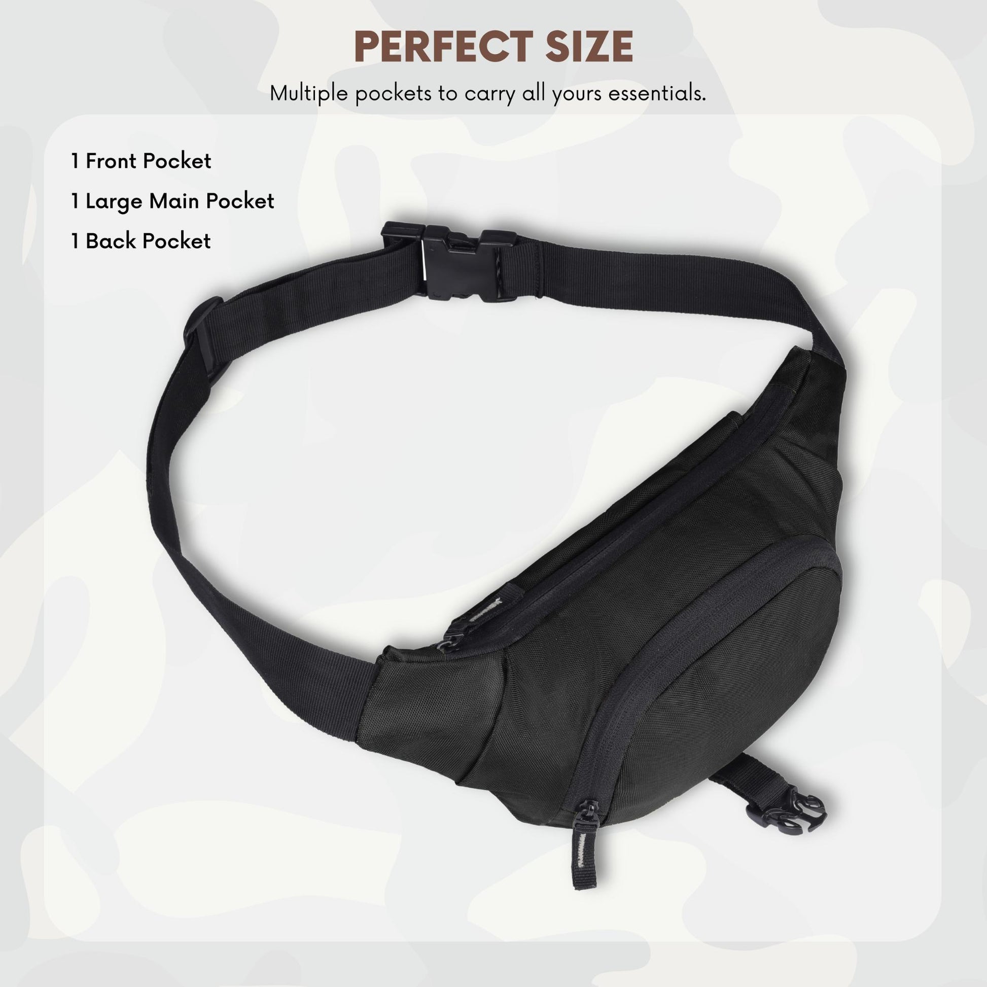 BRAMPTON Waist Bag for Men Women - WILDHORN
