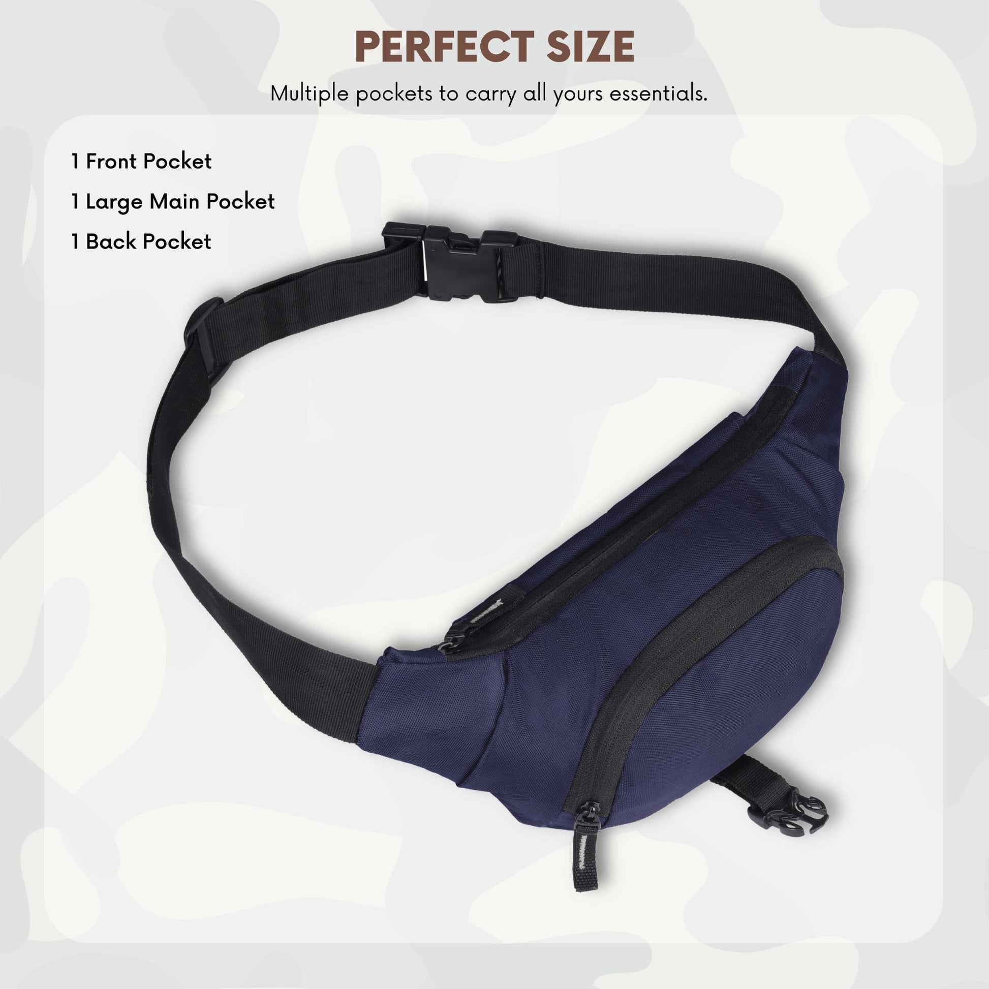 BRAMPTON Waist Bag for Men Women - WILDHORN