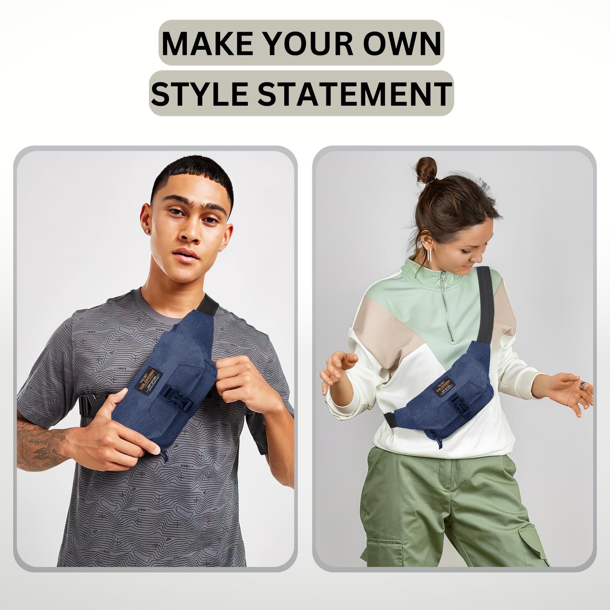 BRAMPTON Waist Bag for Men Women - WILDHORN