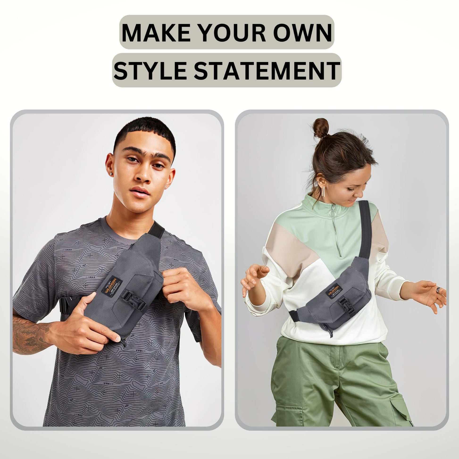 BRAMPTON Waist Bag for Men Women - WILDHORN
