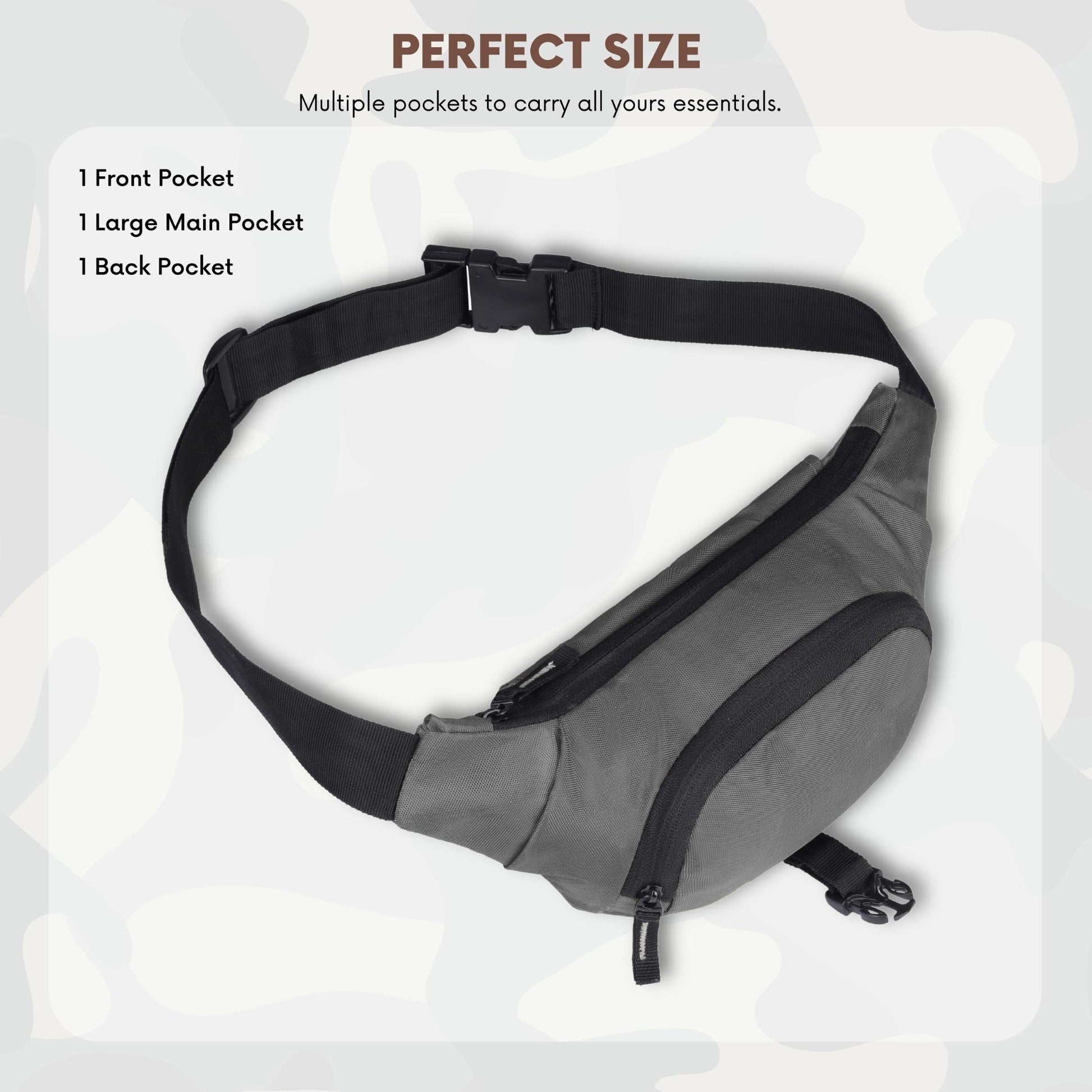 BRAMPTON Waist Bag for Men Women - WILDHORN