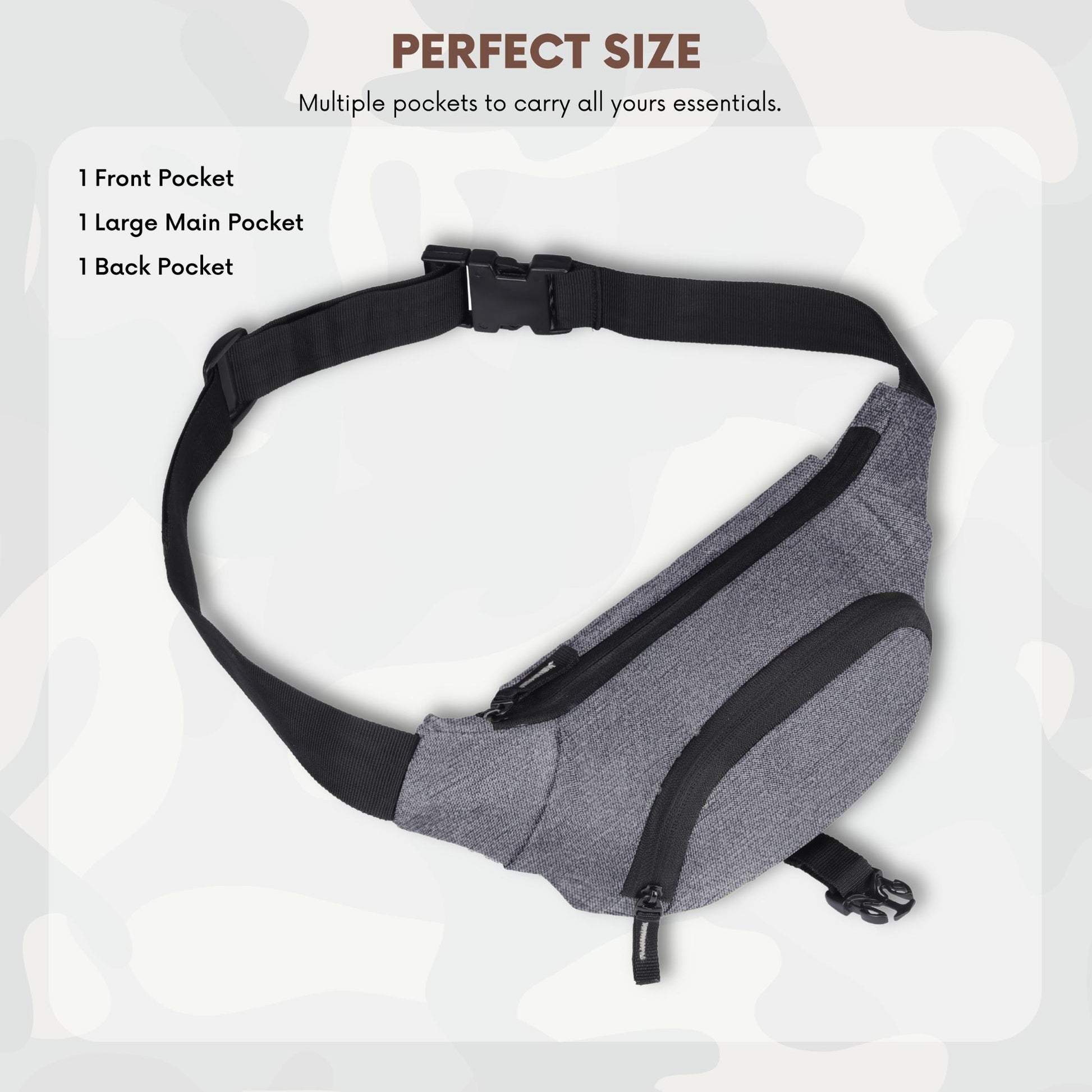 BRAMPTON Waist Bag for Men Women - WILDHORN