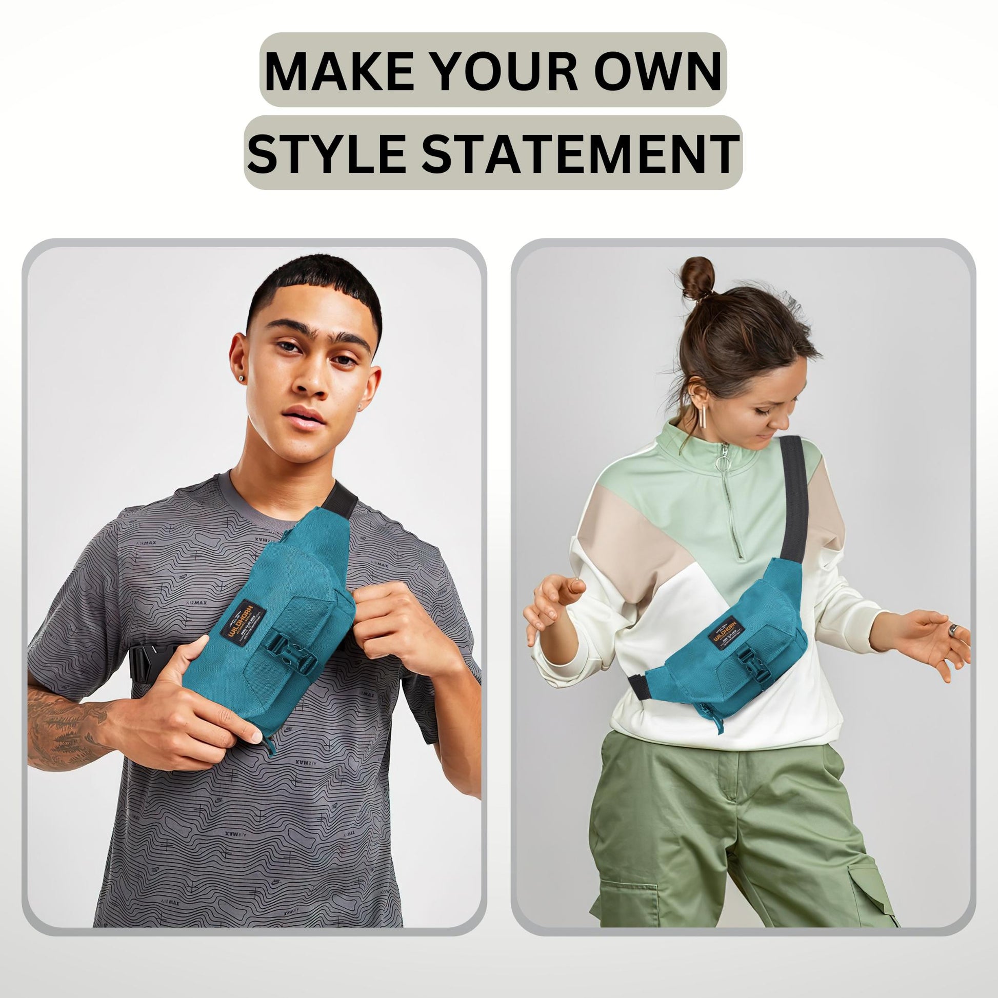 BRAMPTON Waist Bag for Men Women - WILDHORN