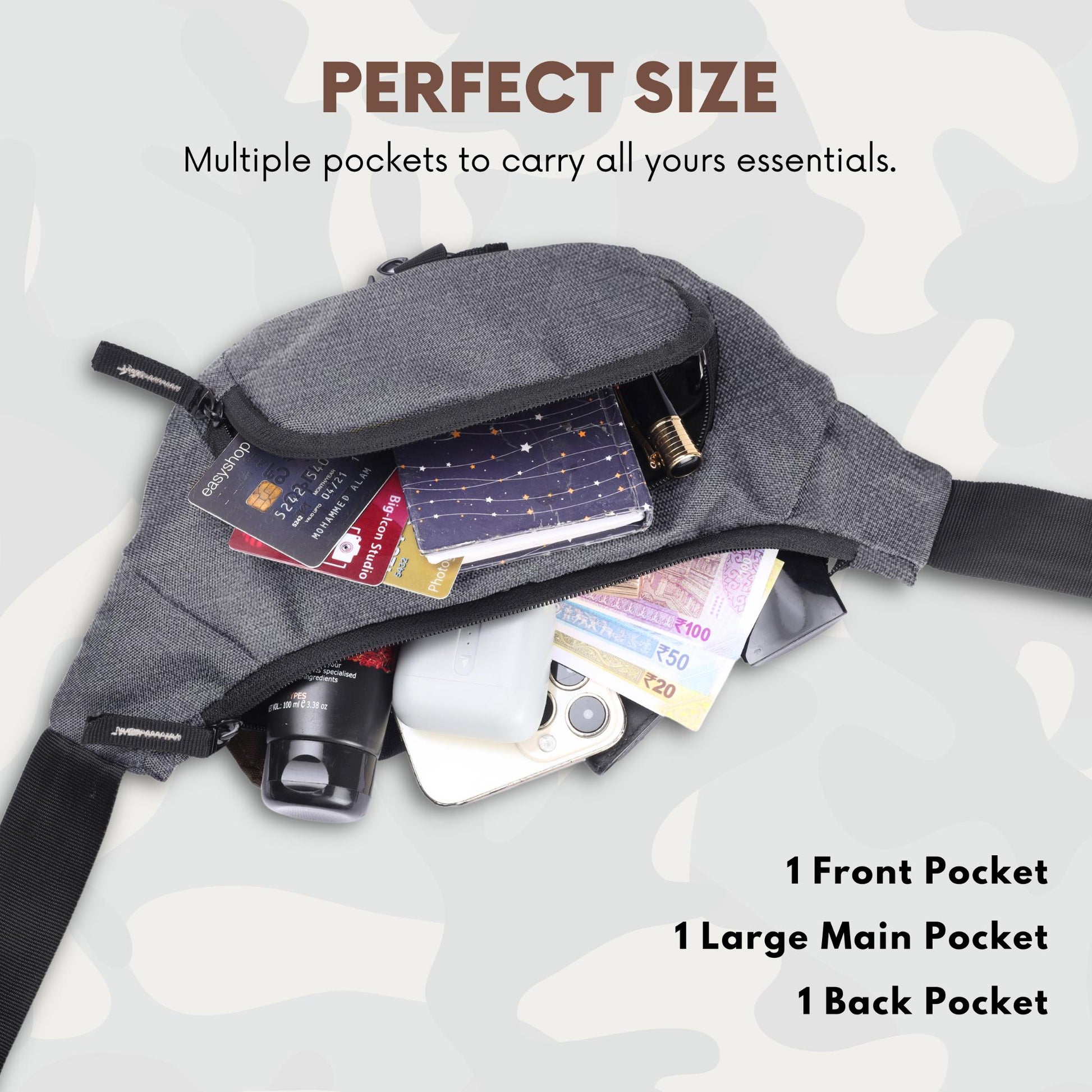 BRAMPTON Waist Bag for Men Women - WILDHORN