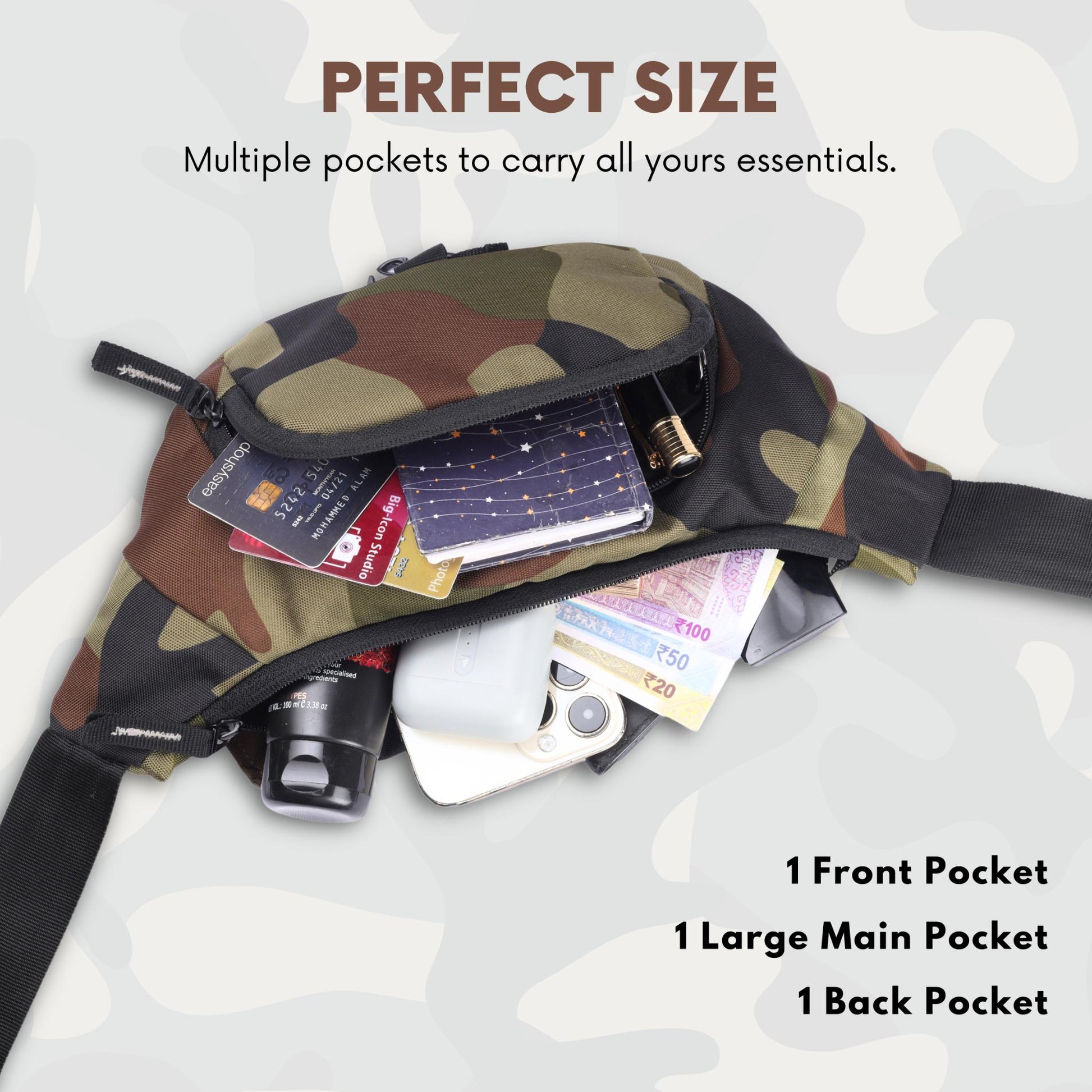 BRAMPTON Waist Bag for Men Women - WILDHORN