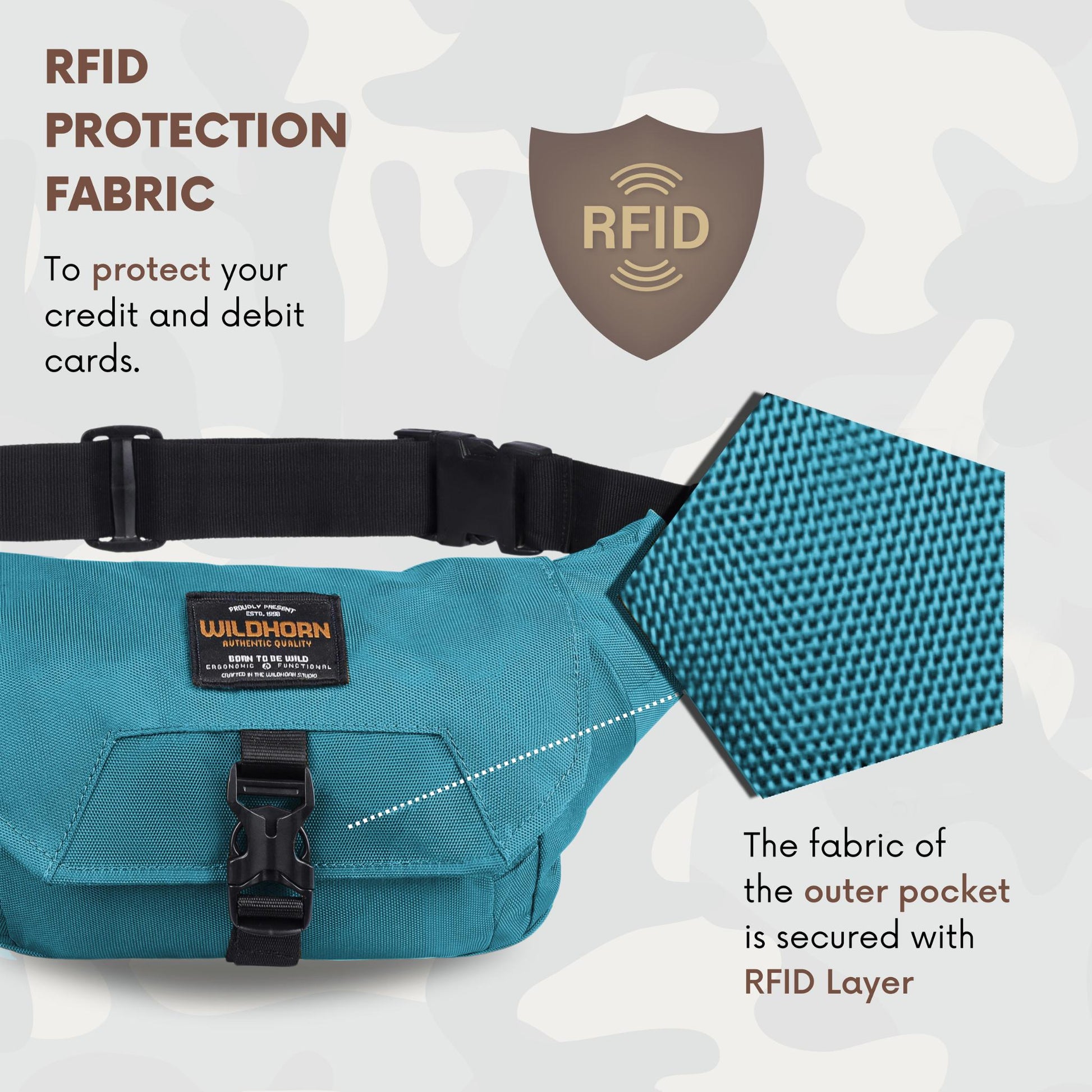 BRAMPTON Waist Bag for Men Women - WILDHORN