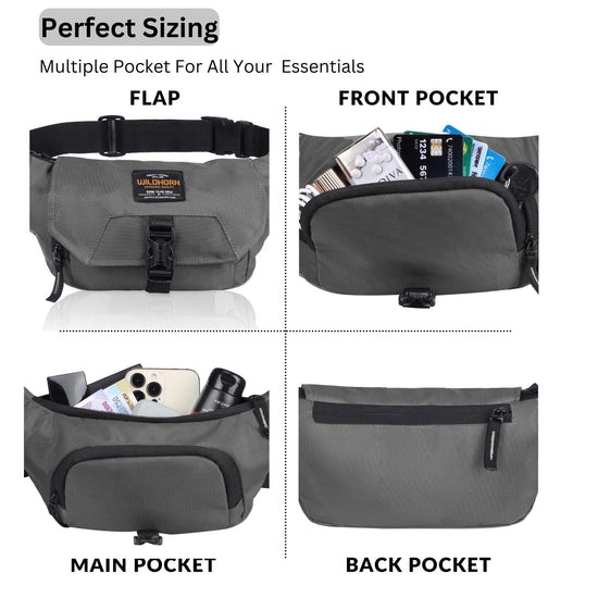 BRAMPTON Waist Bag for Men Women - WILDHORN