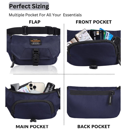BRAMPTON Waist Bag for Men Women - WILDHORN