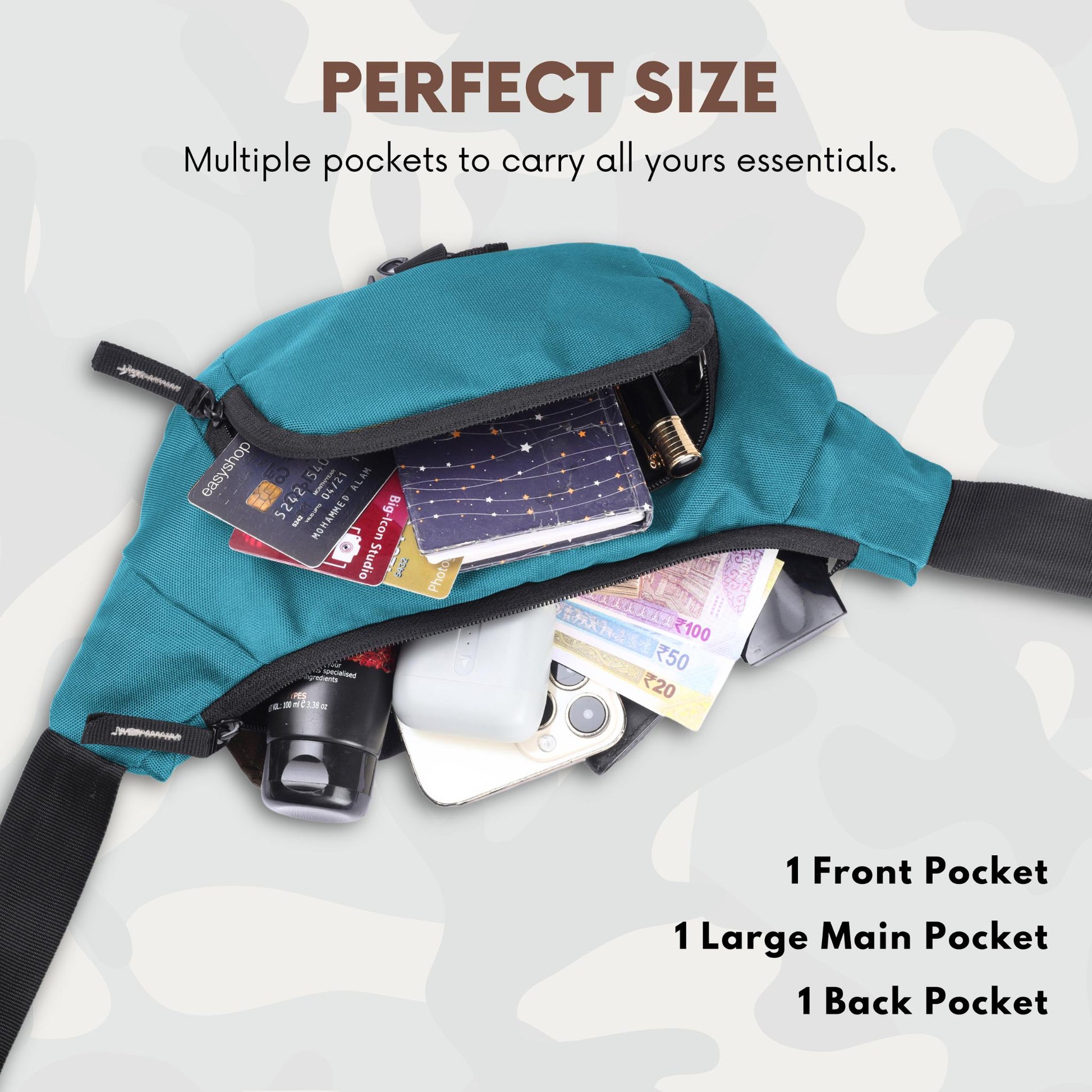 BRAMPTON Waist Bag for Men Women - WILDHORN