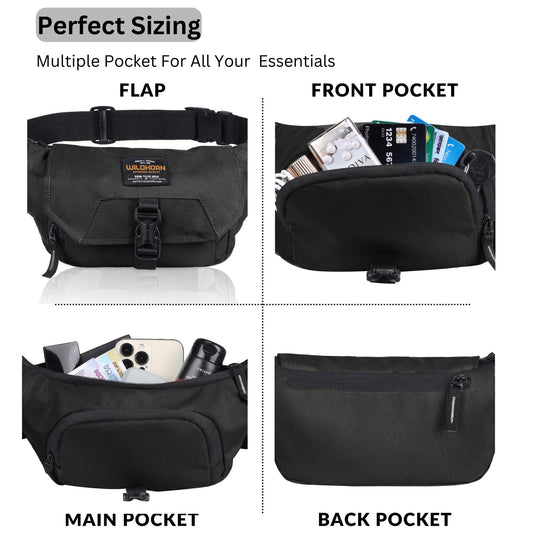 BRAMPTON Waist Bag for Men Women - WILDHORN