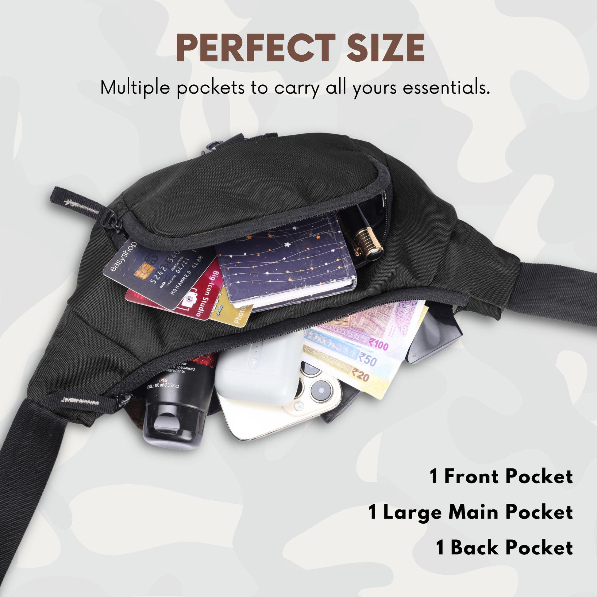 BRAMPTON Waist Bag for Men Women - WILDHORN