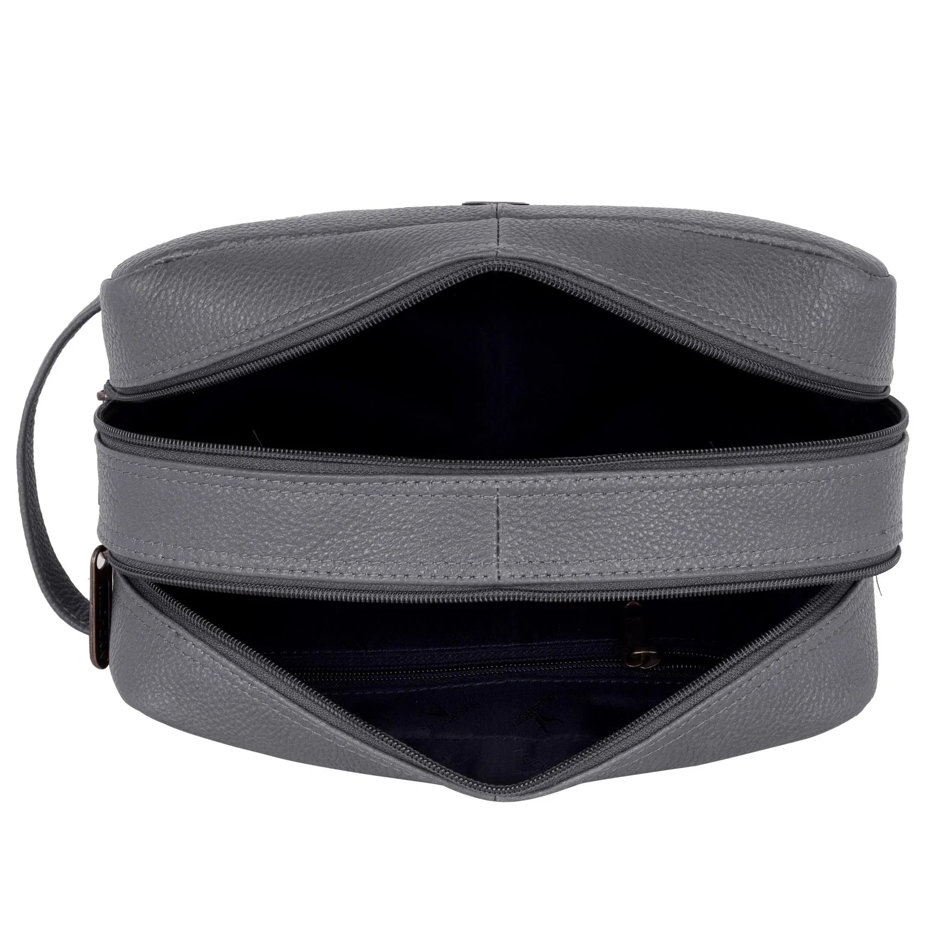 BRANDON Leather Toiletry Bag For Men & Women - WILDHORN