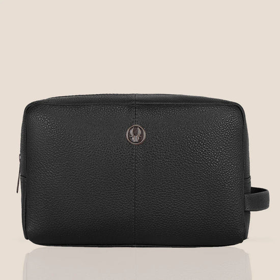 BRANDON Leather Toiletry Bag For Men & Women - WILDHORN