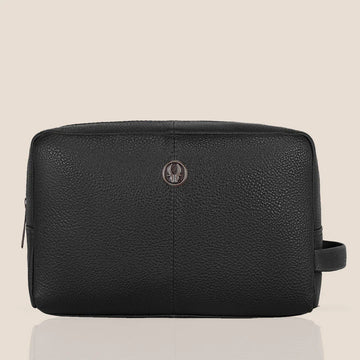 BRANDON Leather Toiletry Bag For Men & Women - WILDHORN