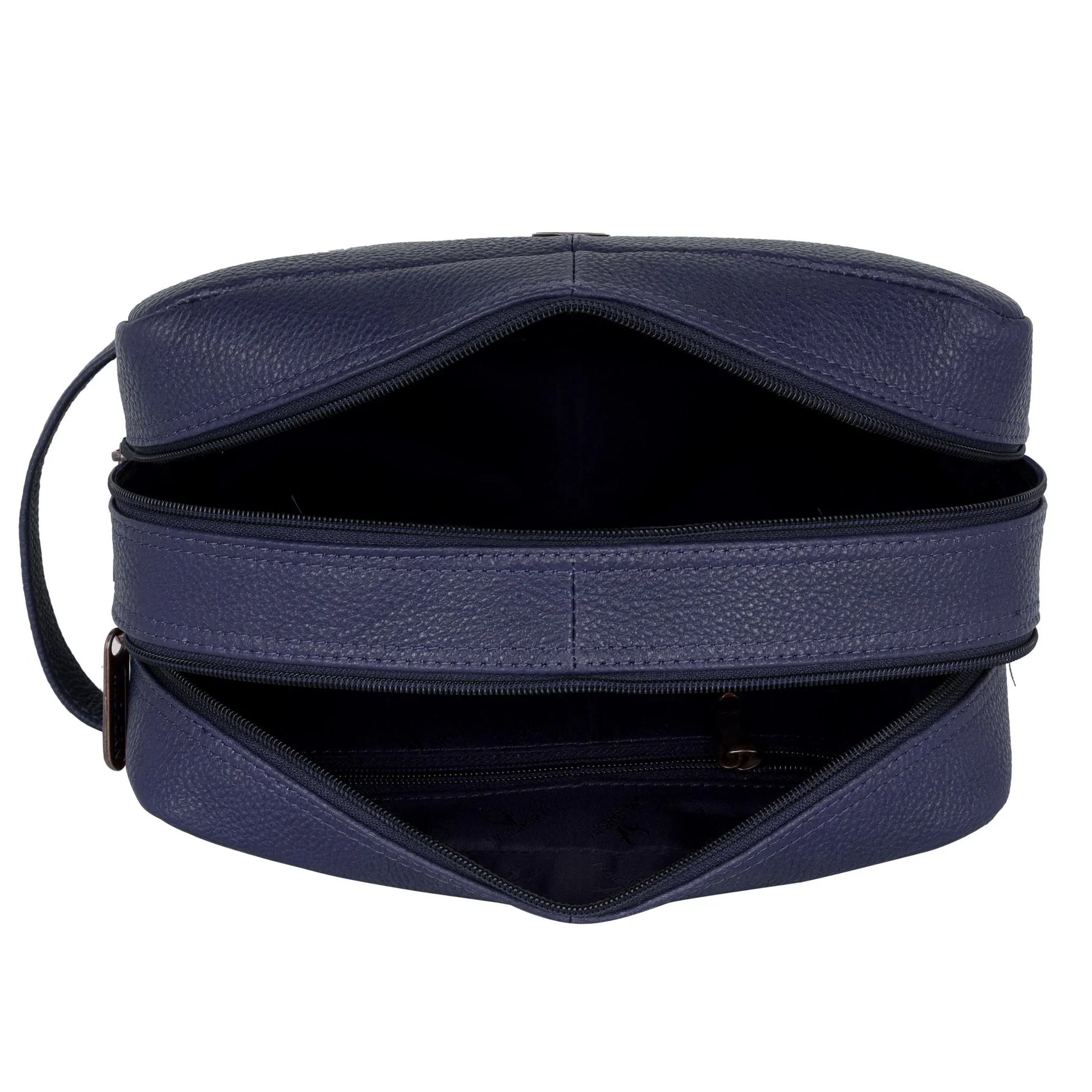 BRANDON Leather Toiletry Bag For Men & Women - WILDHORN