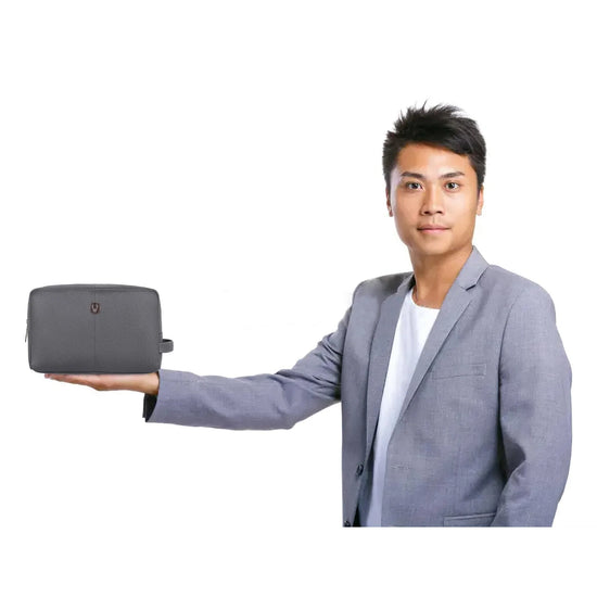 BRANDON Leather Toiletry Bag For Men & Women - WILDHORN
