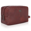 BRANDON Leather Toiletry Bag For Men & Women - WILDHORN