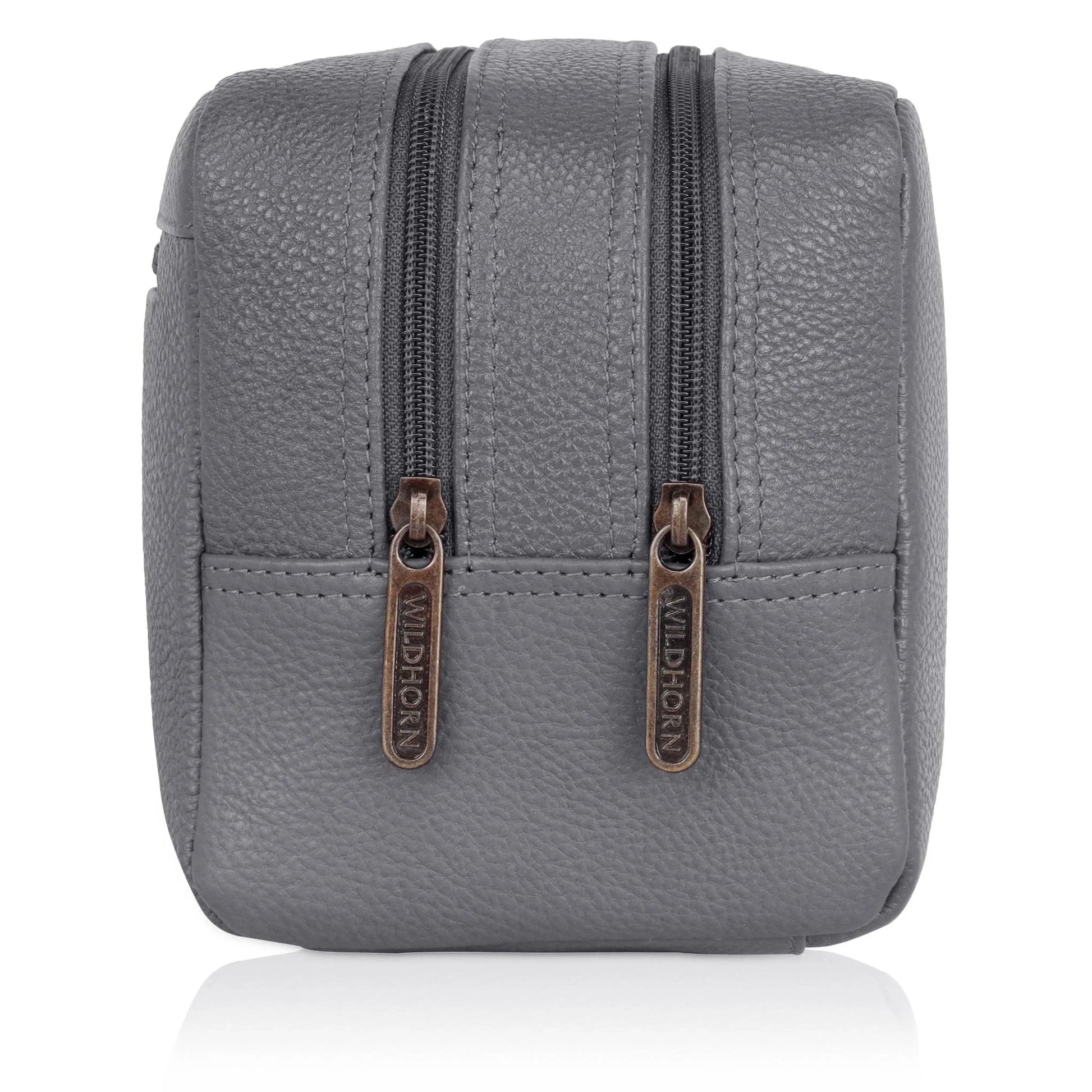 BRANDON Leather Toiletry Bag For Men & Women - WILDHORN