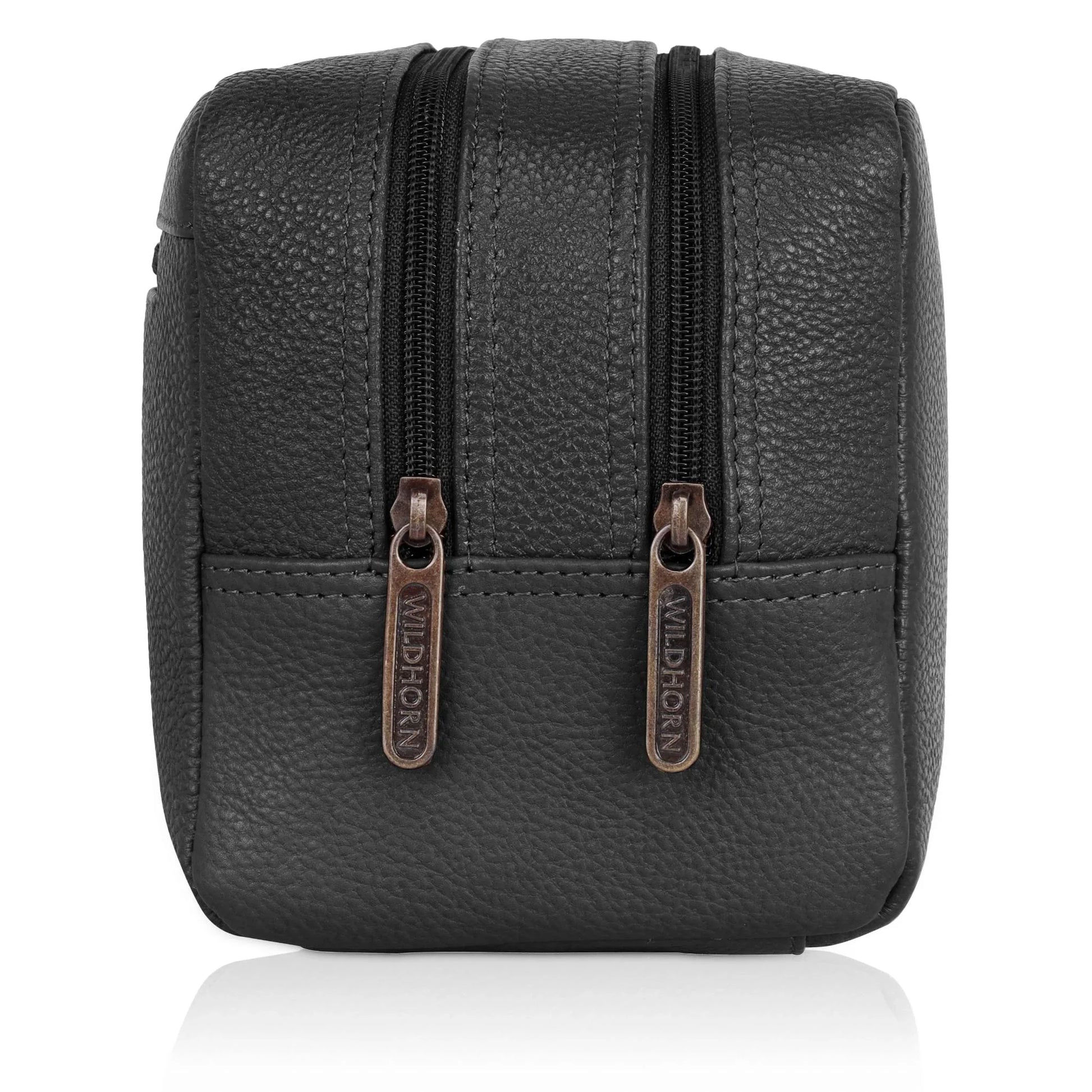 BRANDON Leather Toiletry Bag For Men & Women - WILDHORN