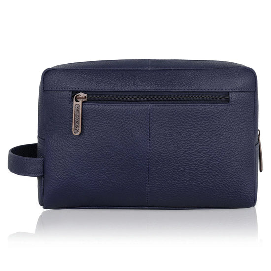 BRANDON Leather Toiletry Bag For Men & Women - WILDHORN
