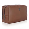BRANDON Leather Toiletry Bag For Men & Women - WILDHORN