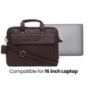 BRISBANE Leather Laptop Messenger Bag for Men - WILDHORN