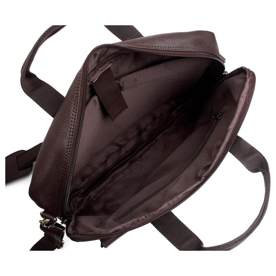 BRISBANE Leather Laptop Messenger Bag for Men - WILDHORN