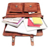 BRISBANE Leather Laptop Messenger Bag for Men - WILDHORN