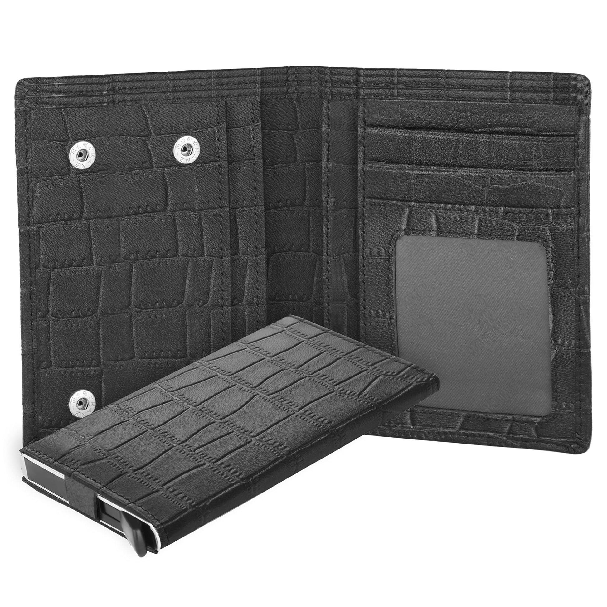 BRUCE RFID Protected Leather Wallet for Men - WILDHORN