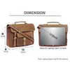 BYRON BAY Leather Laptop Messenger Bag for Men - WILDHORN