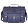 BYRON BAY Leather Laptop Messenger Bag for Men - WILDHORN