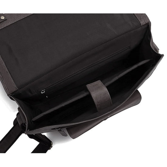 BYRON BAY Leather Laptop Messenger Bag for Men - WILDHORN